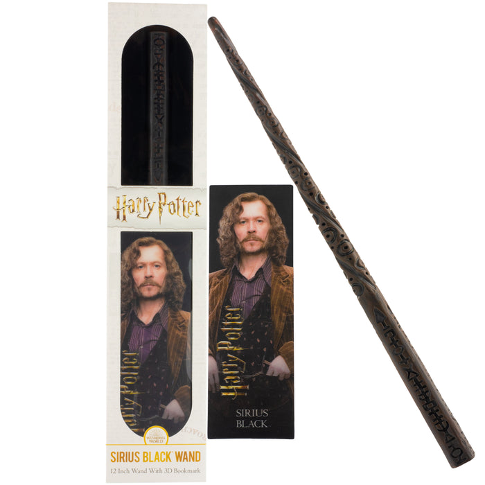 Harry Potter Zauberstab von Sirius Black mit 3D-Lesezeichen