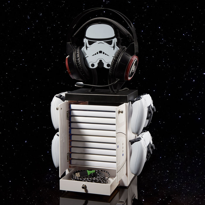 Original Stormtrooper Gaming-Locker mit Kopfhörerhalter