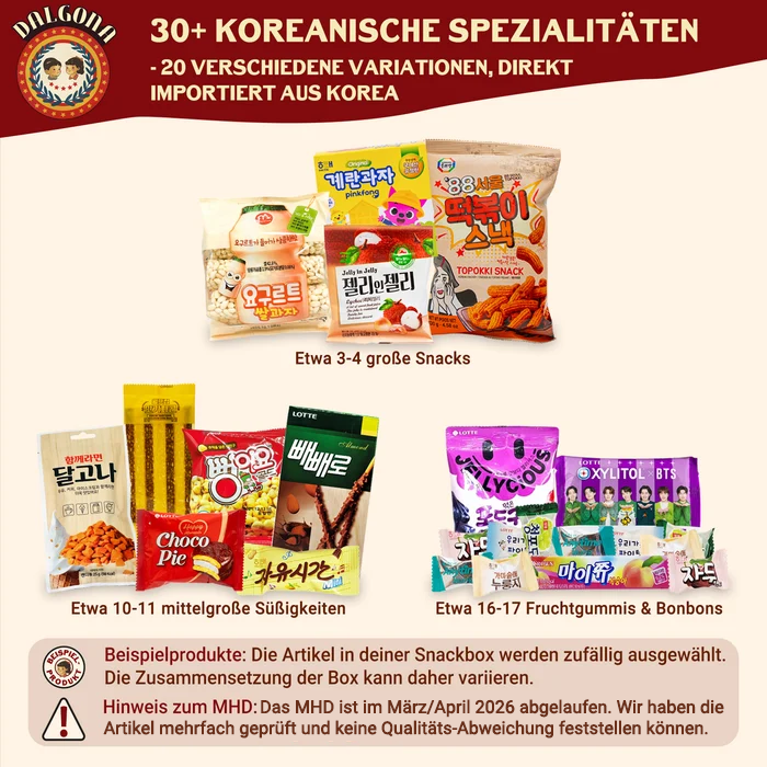 Dalgona Korea Snack Box "Rescue" - Free Instead of Throwing Away