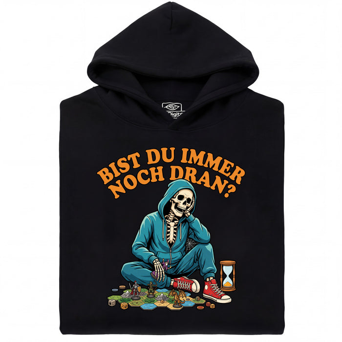 Ben je nog steeds aan de beurt? - Voorkant Hoodie Zwart