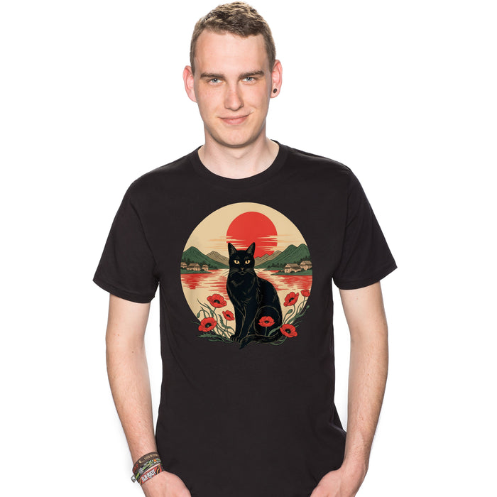 Sunset Cat  - T-Shirt Uomo Colin