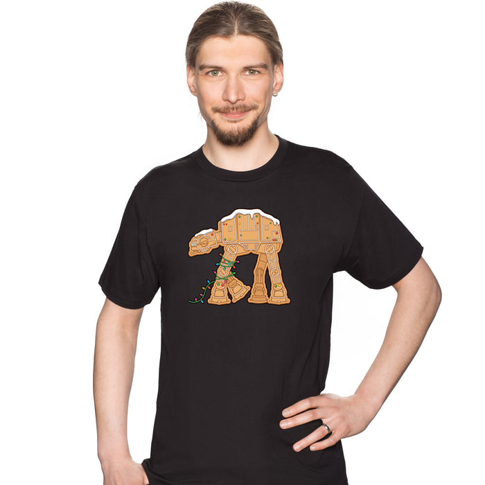 Galleta Tropezadora - Caminante de Jengibre en Guirnalda - Camiseta Hombre David