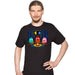Fogata 8-Bit - Camiseta Hombre David