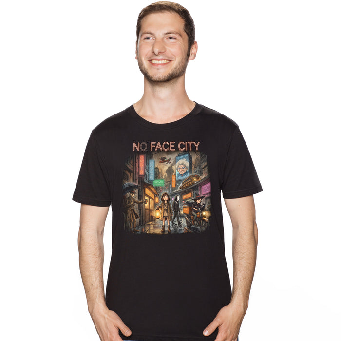 No Face City - T-shirt Homme Tobi