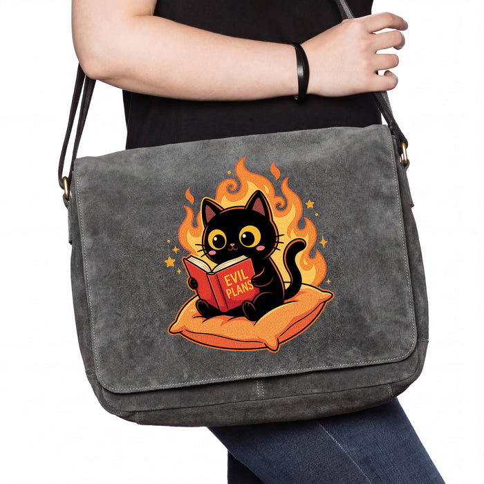 Gatto Nero Legge "Evil Plans" - Piani Malvagi con Stile - Borsa