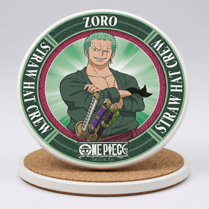 One Piece Keramik Untersetzer - Roronoa Zoro
