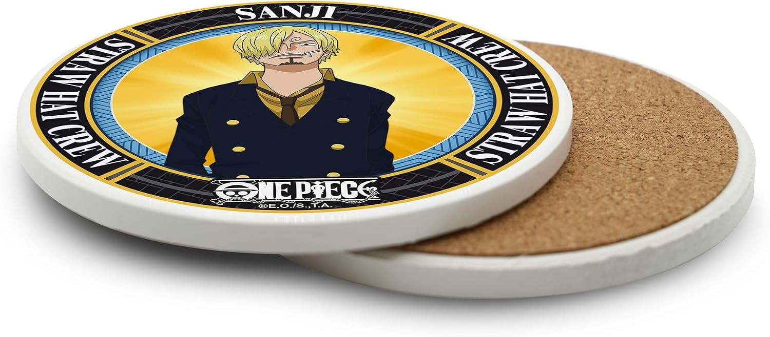 One Piece Keramik-Untersetzer – Sanji
