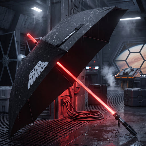 Ombrello Premium LED Star Wars - Spada Laser di Darth Vader
