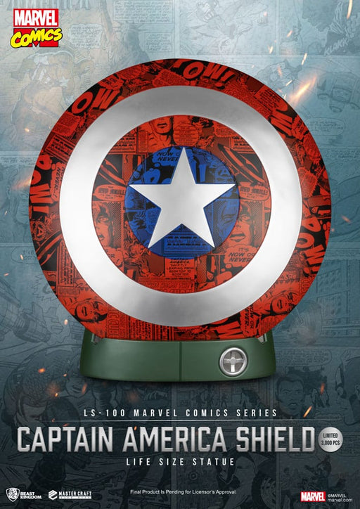 Captain America schild op ware grootte (Comic Edition)