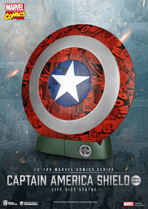 Bouclier de Captain America grandeur nature (édition comics)