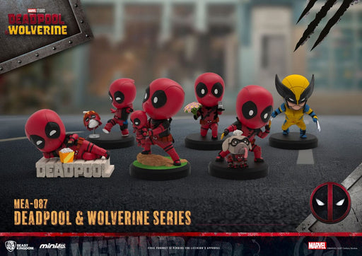 Set di figure Deadpool & Wolverine Mini Egg Attack
