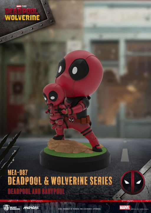 Set di figure Deadpool & Wolverine Mini Egg Attack