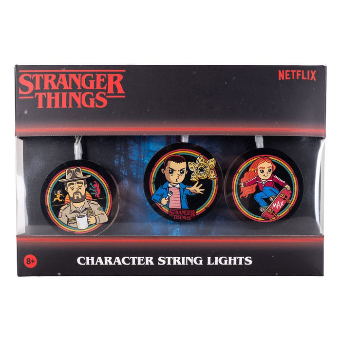 Stranger Things lichtslinger met personages