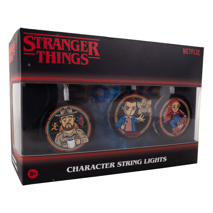 Stranger Things lichtslinger met personages