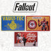 Fallout set di 3 targhe in metallo (Vault-Tec, Red Rocket, Nuka Cola)