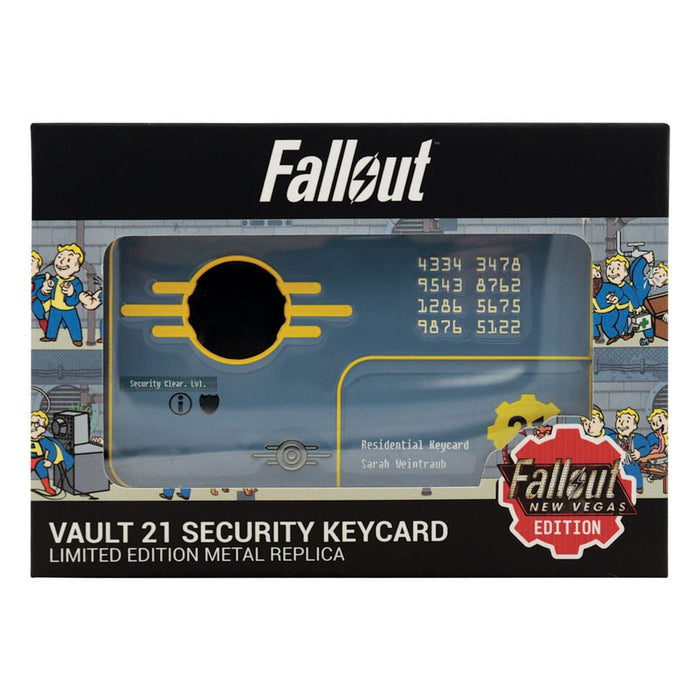 Replica della keycard Vault 21 di Fallout New Vegas (Limited Edition)