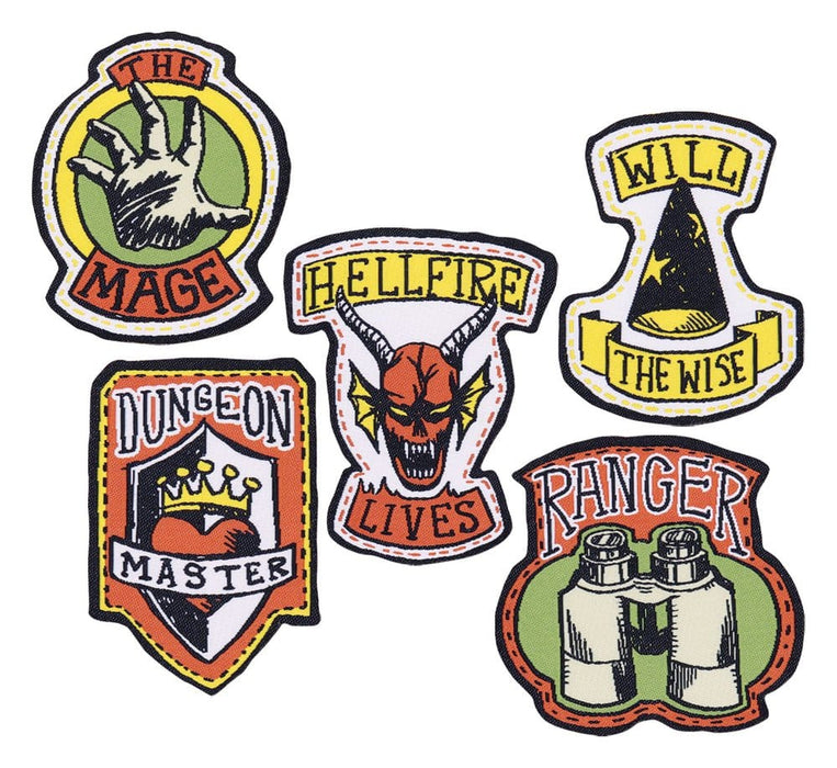 Stranger Things Hellfire Club Patch Set