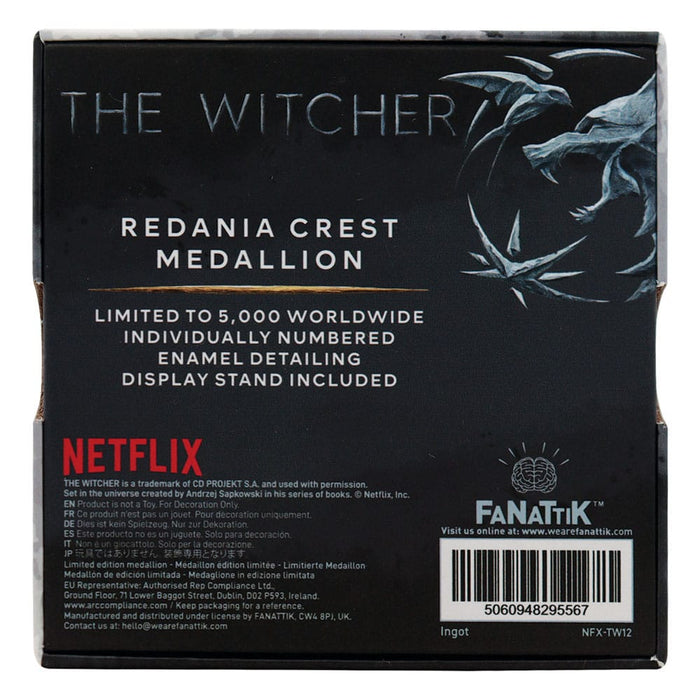 The Witcher Medalla Escudo de Redania