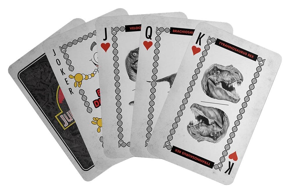 Jurassic Park Gift Box with Playing Cards, Pin and Keyring