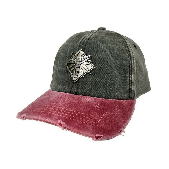 The Witcher III Wolf Medallion Vintage Baseball Cap