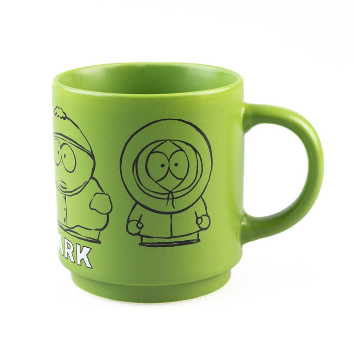 Set di tazze South Park (4 tazze in ceramica impilabili con supporto)
