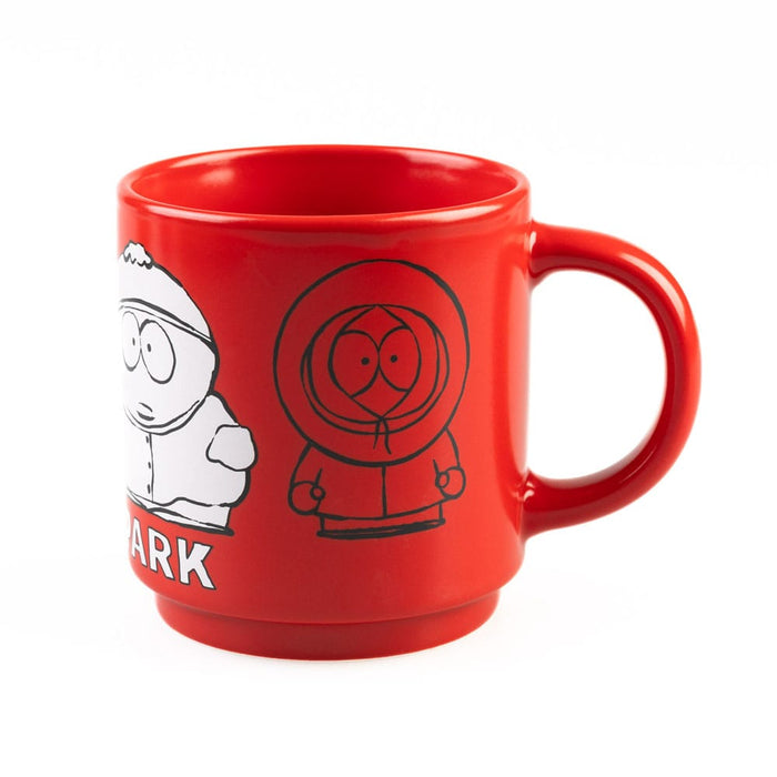 Set di tazze South Park (4 tazze in ceramica impilabili con supporto)