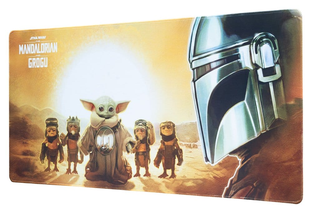 Alfombrilla de ratón XL Star Wars The Mandalorian y Grogu