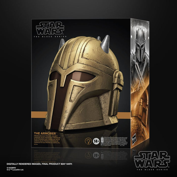 Helmet of The Armorer from The Mandalorian