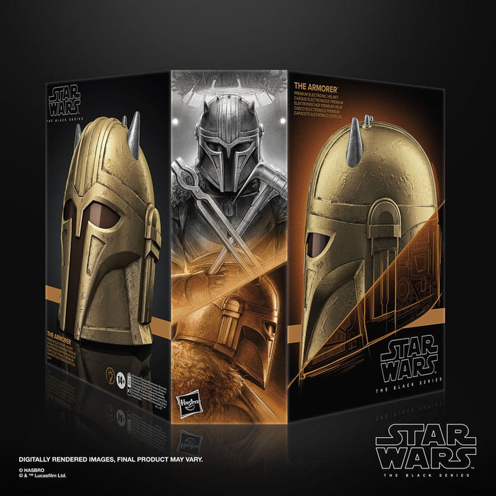 Helmet of The Armorer from The Mandalorian