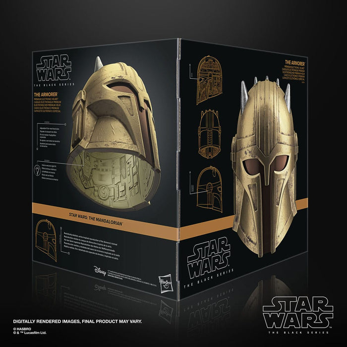 Helmet of The Armorer from The Mandalorian