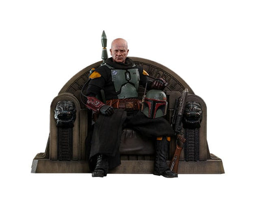 Action figure Star Wars The Mandalorian Boba Fett con Trono 1:6 Special Edition