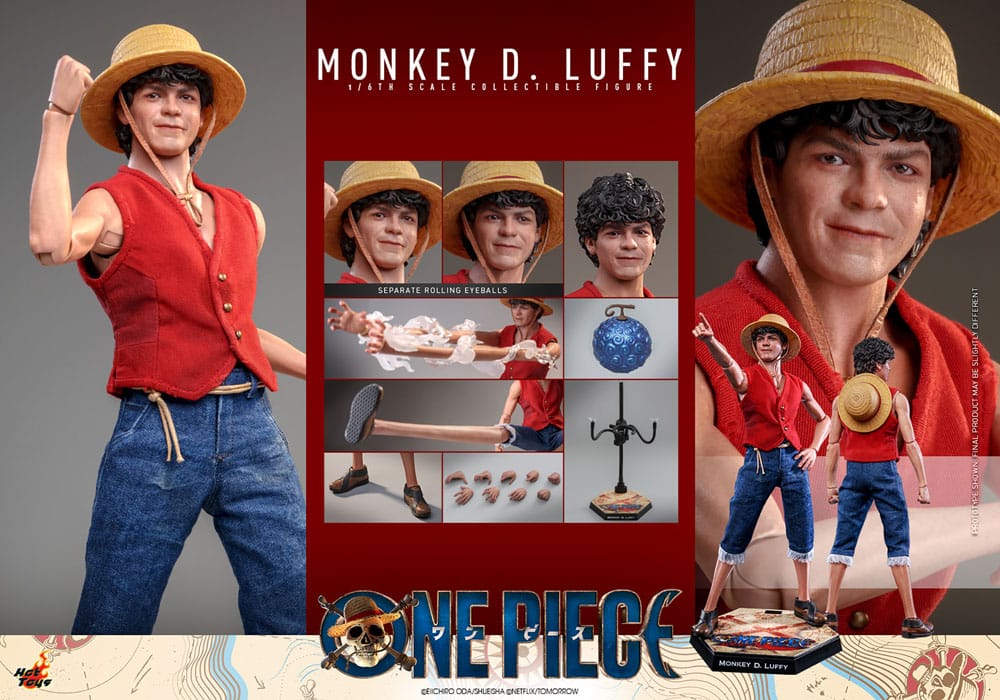 One Piece Figura de acción Monkey D. Luffy (serie de Netflix)