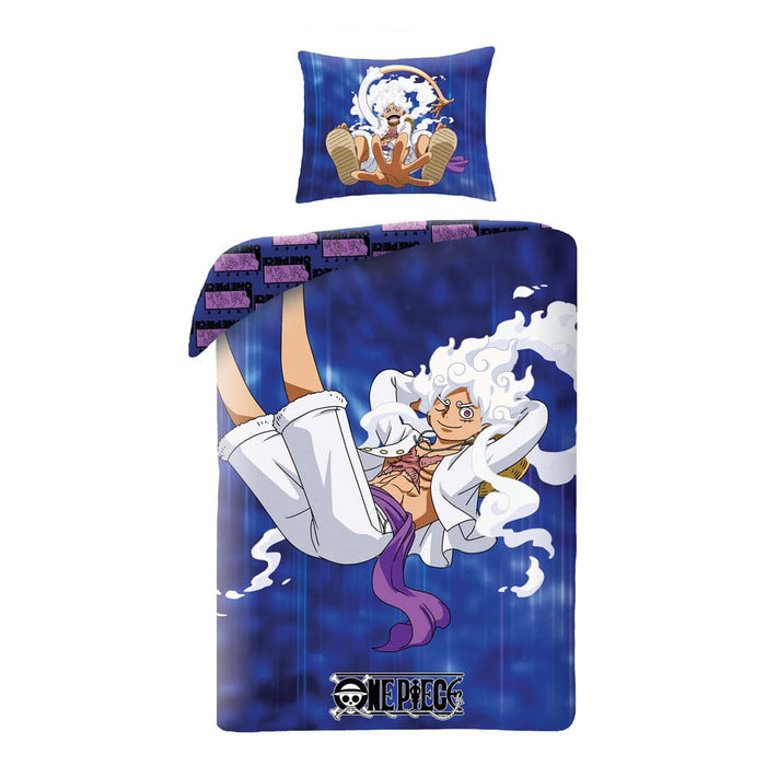 One Piece dekbedovertrek Luffy Gear 5 (140 x 200 cm)