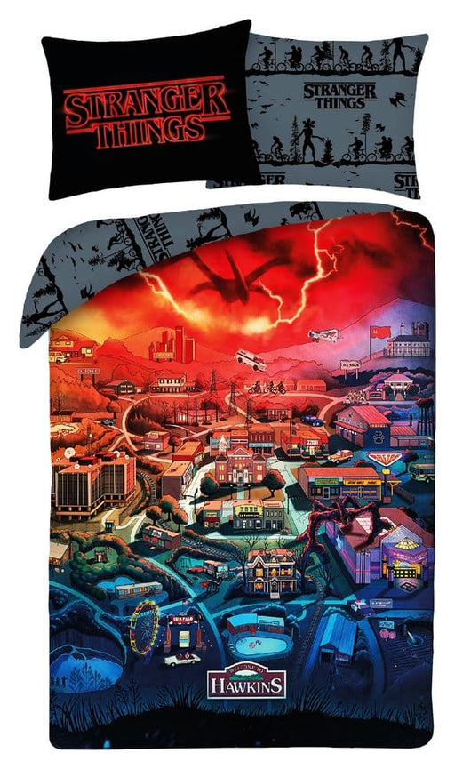 Stranger Things Hawkins bedding set