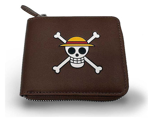 One Piece Portafoglio Jolly Roger di Cappello di Paglia