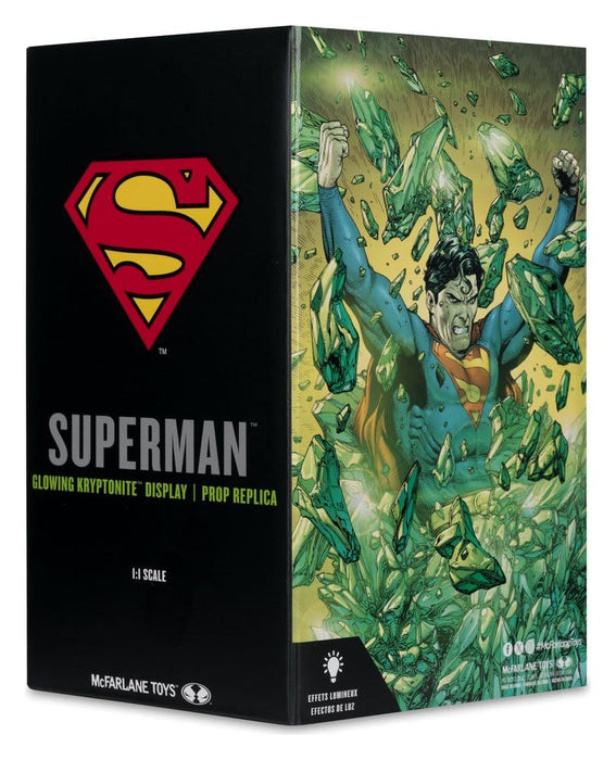 Réplique lumineuse de kryptonite Superman