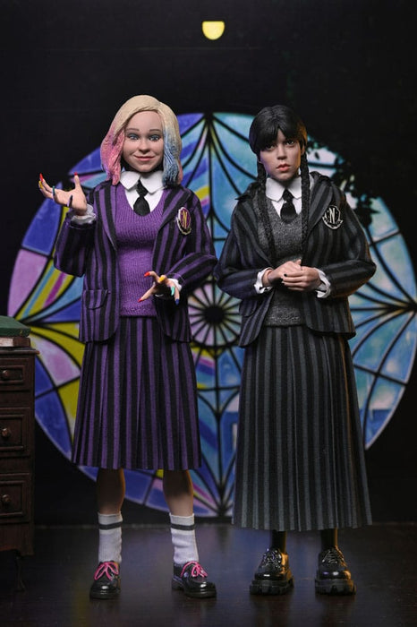 Wednesday Actionfiguren Wednesday Addams und Enid