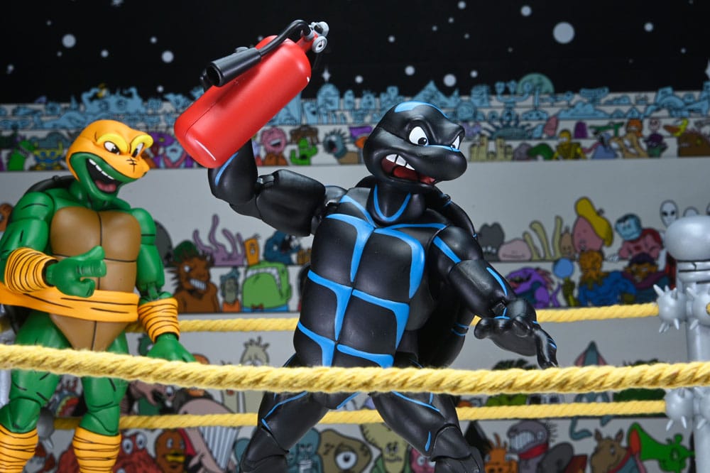 Teenage Mutant Ninja Turtles Stump Wrestling Actiefiguren 4-pack (Archie Comics)