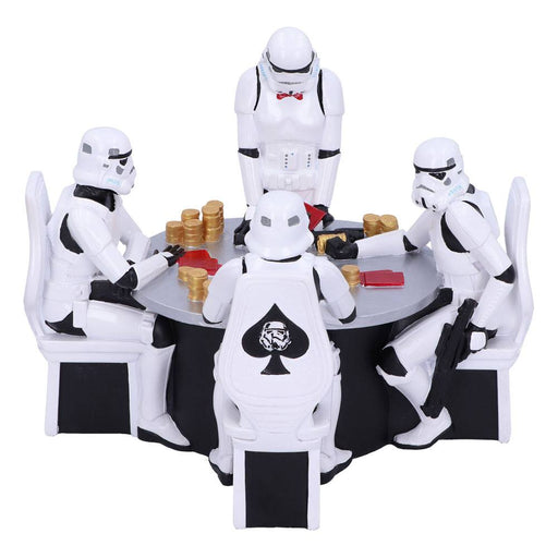Star Wars diorama Stormtroopers aan het pokeren