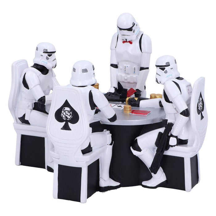 Diorama Star Wars Soldados de asalto jugando al póker