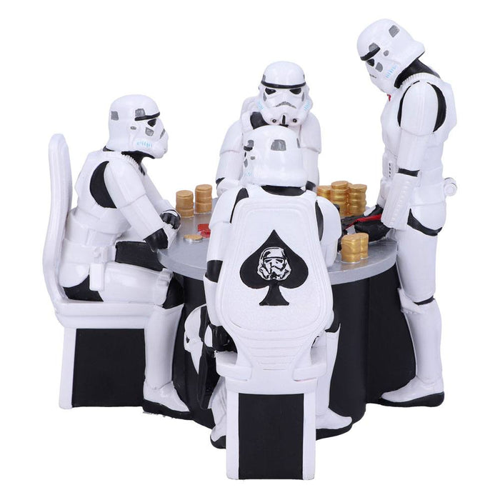 Diorama Star Wars Soldados de asalto jugando al póker