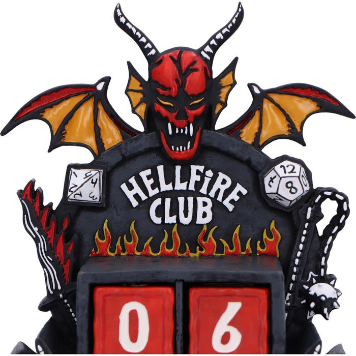 Stranger Things Hellfire Club perpetual calendar