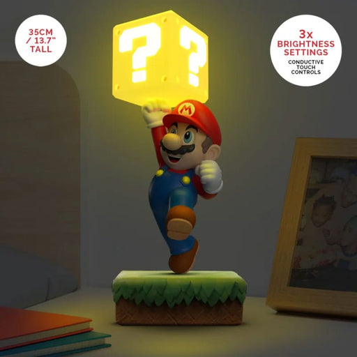 Lampe Diorama Super Mario avec bloc « ? »