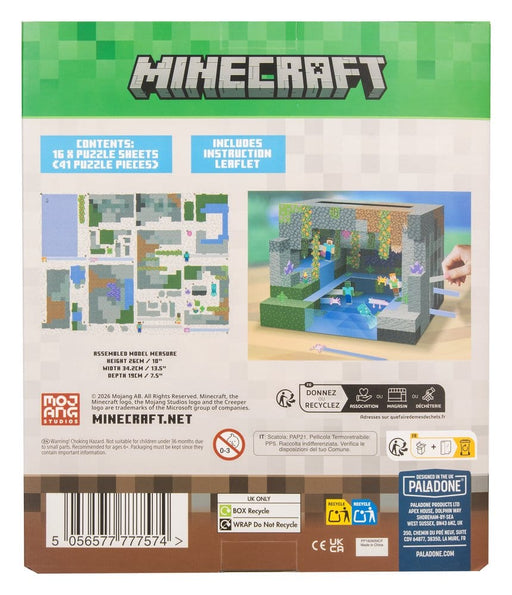 Kit 3D Minecraft scena di caverna