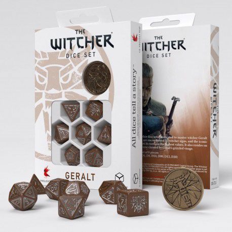 The Witcher dobbelstenenset Geralt (Roach's Companion)