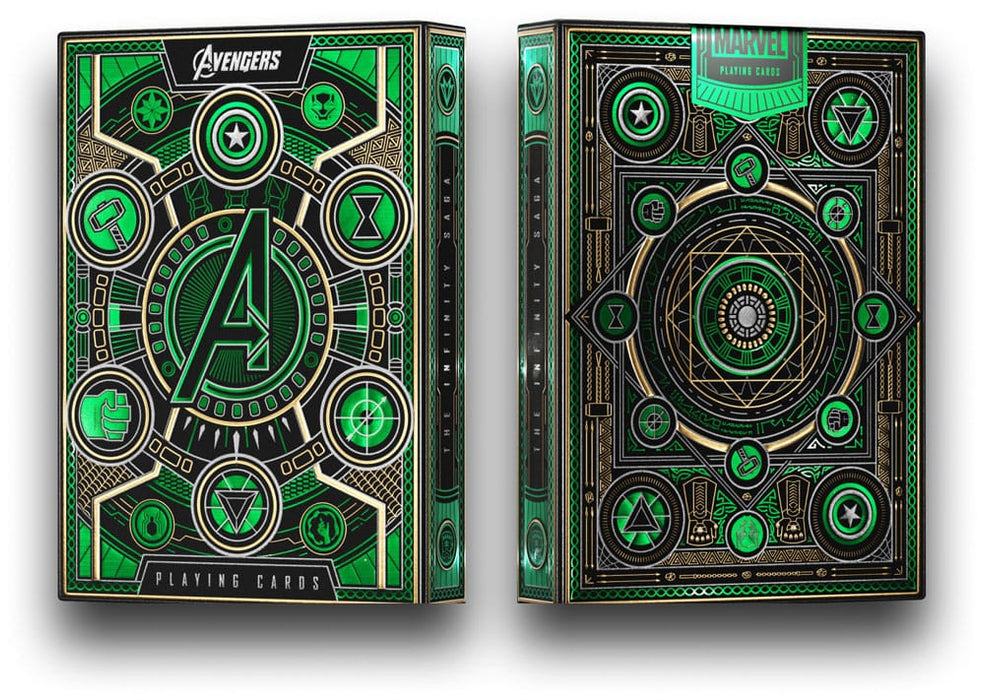 Carte da gioco Avengers La Saga dell’Infinito verde