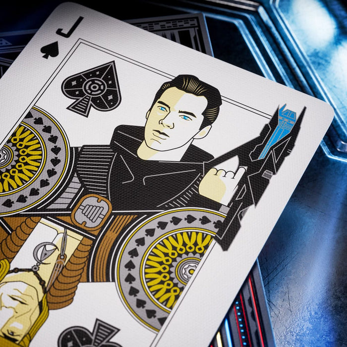 Cartes à jouer premium Star Trek Dark Edition (noires)