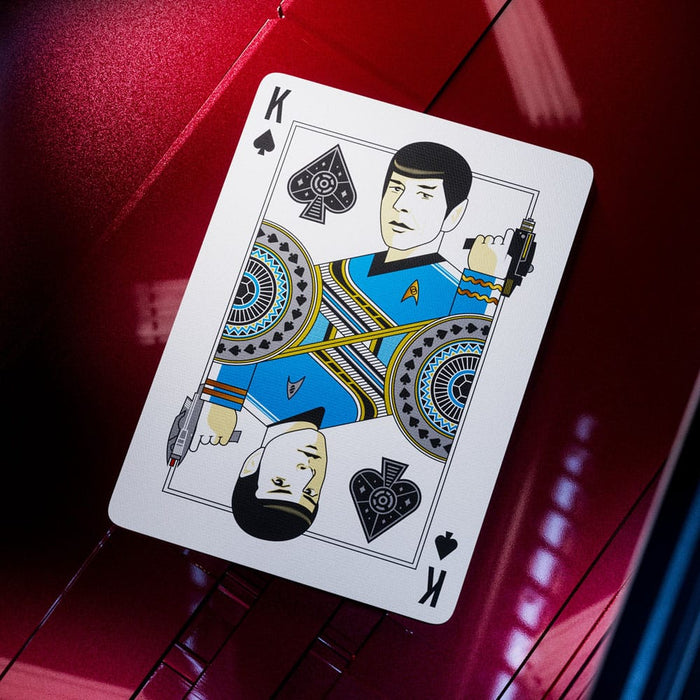 Cartes à jouer premium Star Trek Dark Edition (noires)