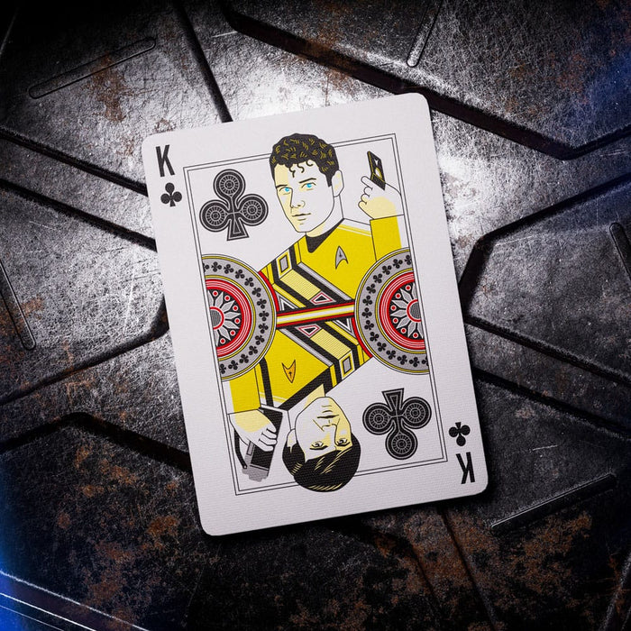 Cartes à jouer premium Star Trek Dark Edition (noires)