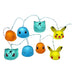 Catena luminosa LED Pokémon Pikachu e trio di starter